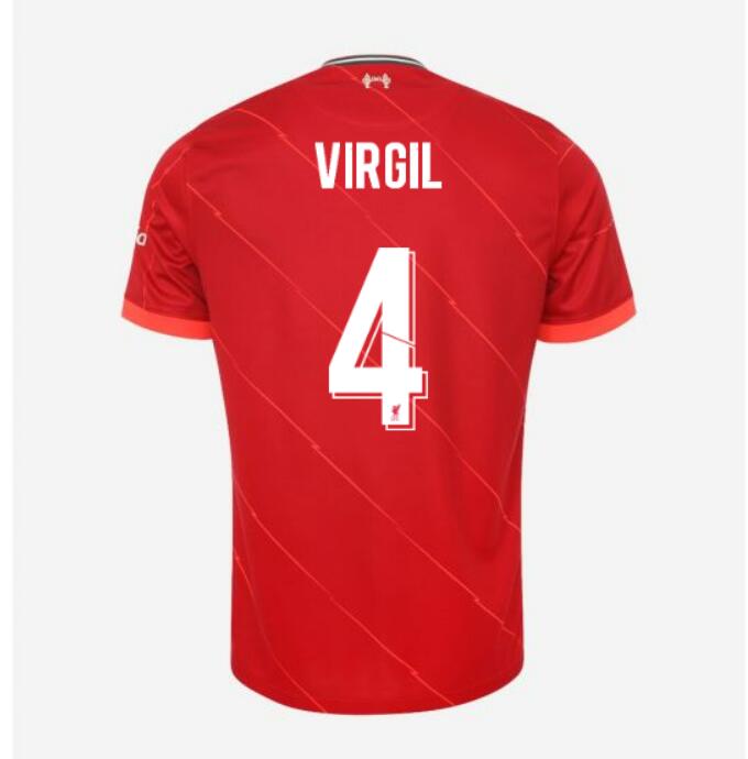 2021/22 Liverpool Cup Home Kit Soccer Jersey with VIRGIL 4 printing